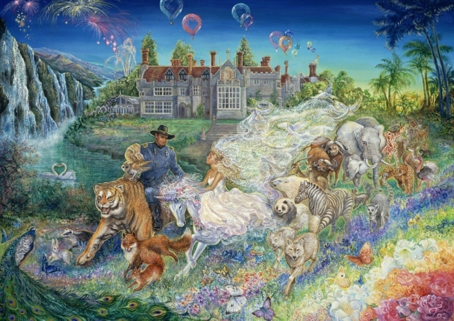 Puzzle Rozprávková svadba 2000 dielikov