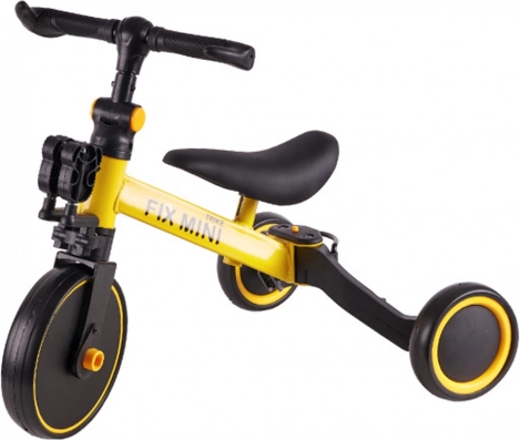 Trike Fix Mini detské odrážadlo a trojkolka 3v1 – žltá