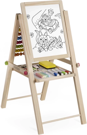 Dvojitá kresliaca plocha: krieda aj magnetický fix