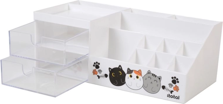 Stolový organizér s mačičkou