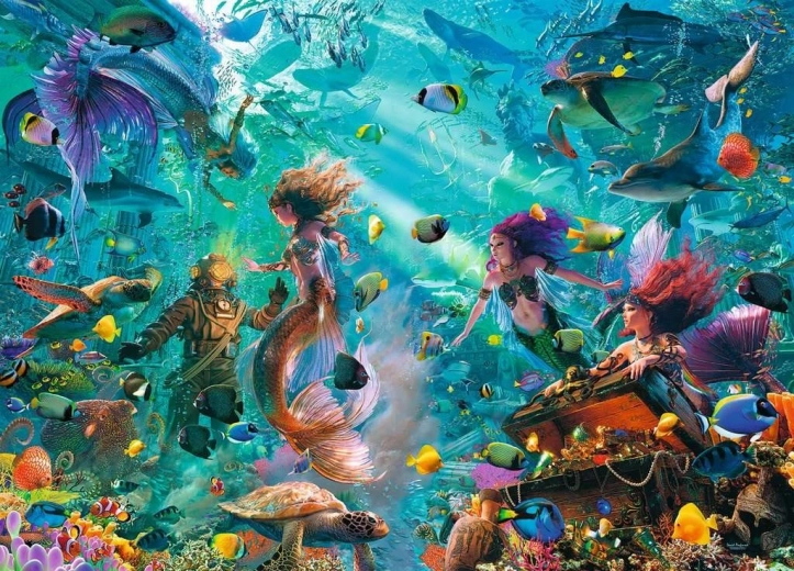 Puzzle 9000 dielikov Magický podvodný svet