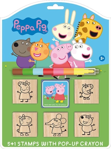 Pečiatková sada Peppa Pig s voskovkou