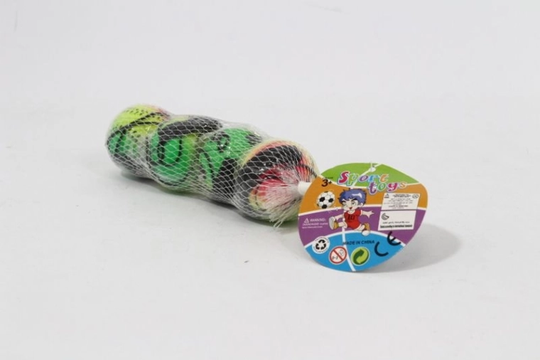 Loptičky na gumičke 4,7 cm (4 ks)