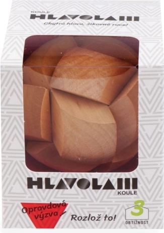 Drevený hlavolam Guľa