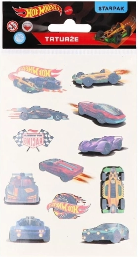 Dočasné tetovanie Hot Wheels - 1 kus