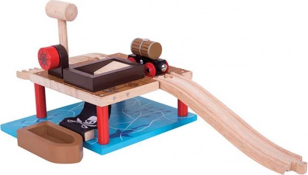 Bigjigs Rail nakladacia stanica na sudy