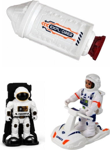 Astronauti a modul Explorer na hranie rolí