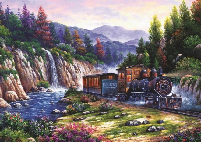 Puzzle Cestovanie vlakom 1000 dielikov ART PUZZLE