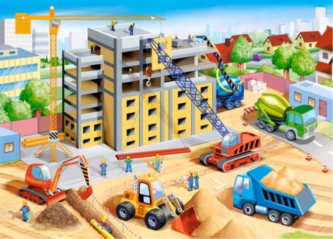 Puzzle stavenisko pre deti 60 dielikov