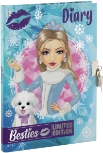 Dievčenský diár so zámkom Besties Limited Edition