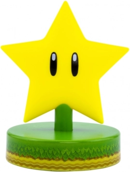 Svietiaca ikonická lampička Super Mario – Super Star