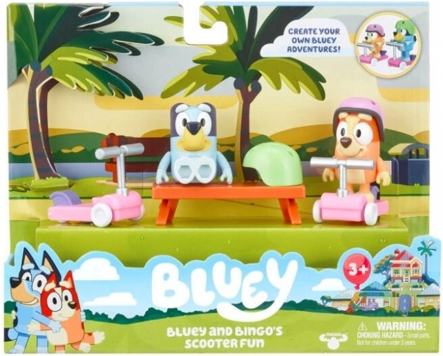 Bluey - Jazda na kolobežke