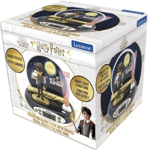 3D budík s projekciou HARRY POTTER od Lexibook