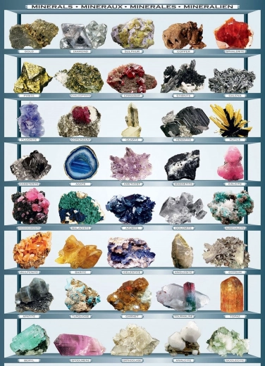 Puzzle Minerály 1000 dielikov Eurographics