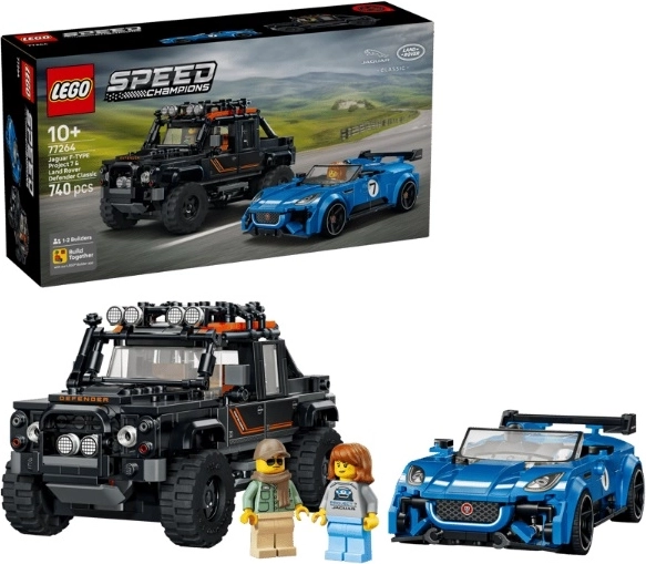 LEGO Speed Champions Jaguar Project 7 a Land Rover Defender