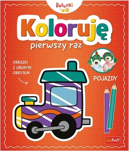 Vyfarbujem prvý raz: vozidlá – detská omaľovánka