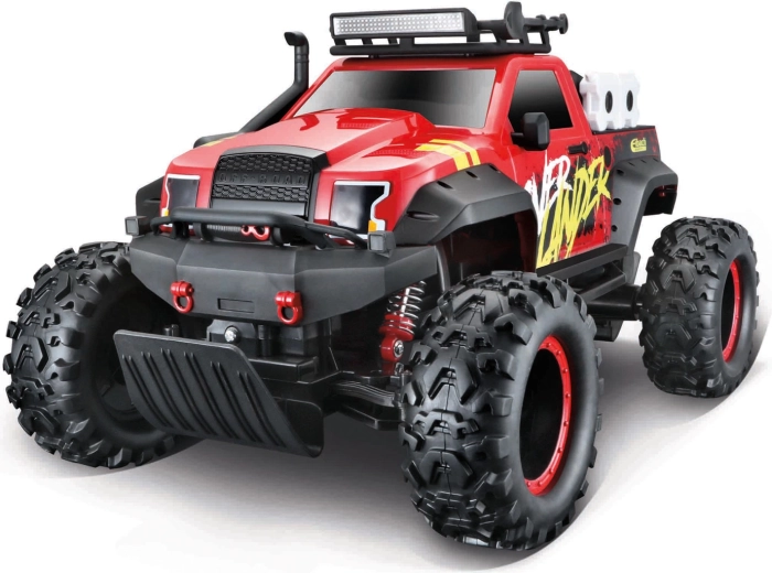 Maisto RC Overlander červený diaľkovo ovládaný terénny model