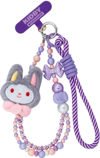 Toys Inn prívesok na telefón králik fialový