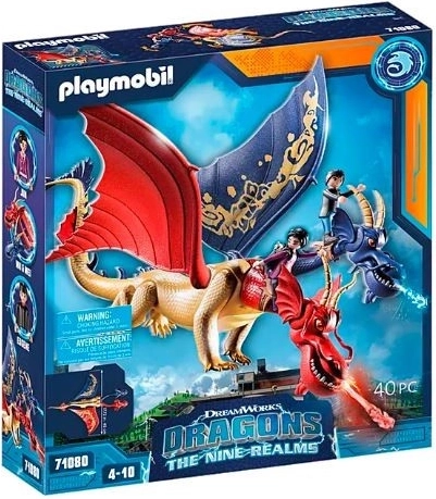 Stavebnica PLAYMOBIL DRAGONS: THE NINE REALMS – Wu & Wei a Jun