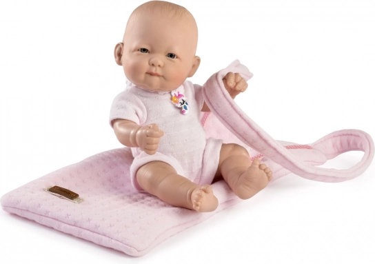 Realistická bábika bábätko Guca s celovinylovým telom - 25 cm