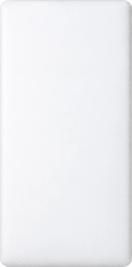 Detská froté plachta Elefun s gumičkou biela 60 × 120 cm