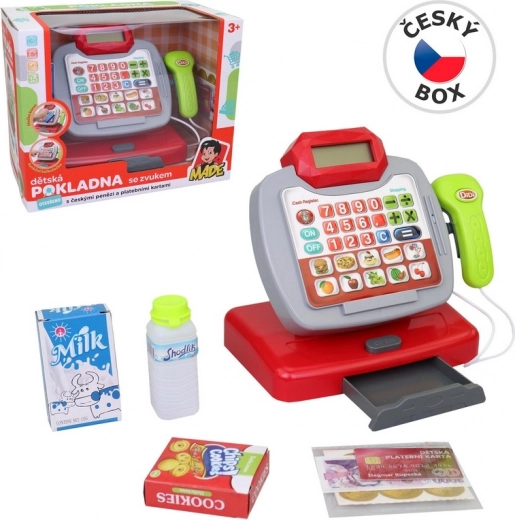 Pokladňa na batérie s českým dizajnom 20 cm