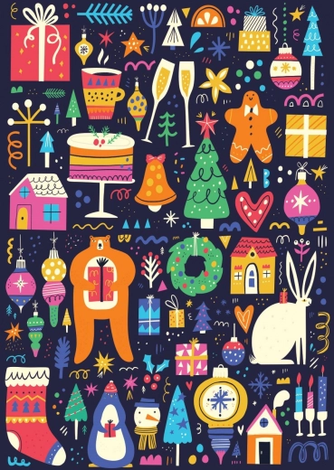 Puzzle zimné prázdniny 1000 dielikov Yazz