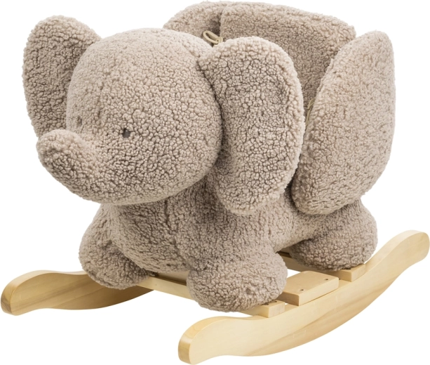 Nattou plyšová hojdačka Teddy – nosorožec taupe (10–36 mesiacov)