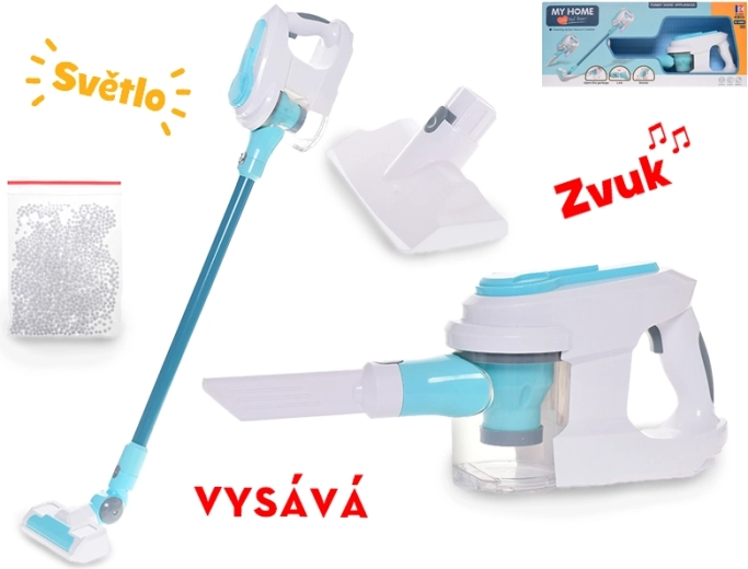 Detský tyčový vysávač so svetlami a zvukmi 34 cm