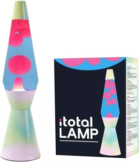 Dúhová dekoratívna lávová lampa