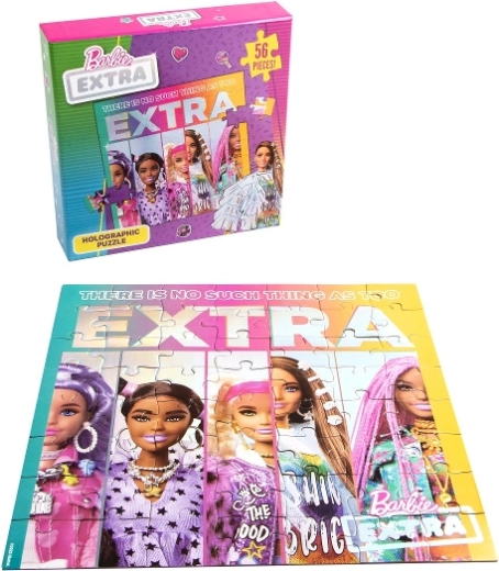 Barbie holografické puzzle 56 dielikov