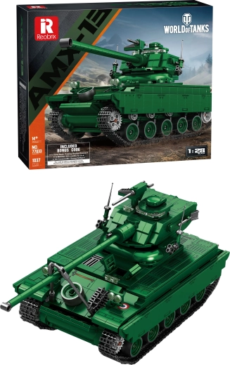 Stavebnica tanku AMX 13 75 World of Tanks 1037 dielikov