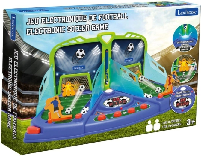 Lexibook elektronický stolný futbal so svetlami a zvukmi pre 2 hráčov