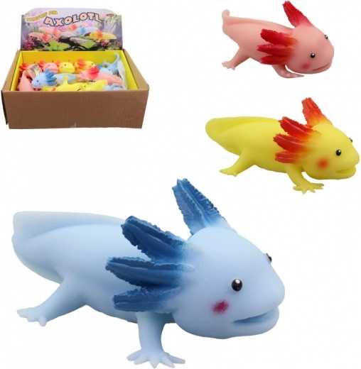 Gumový axolotl 12 cm