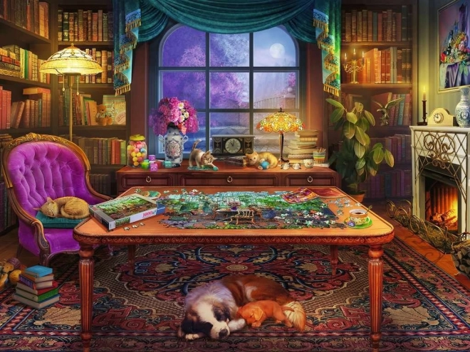 Ravensburger puzzle Puzzlers Place 750 dielikov