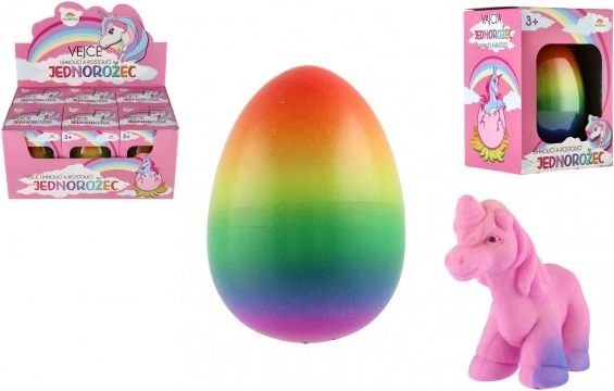 Schránkové jednorožec plastový 7x10 cm v krabičke