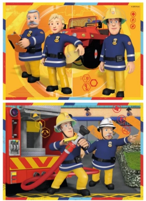 Ravensburger puzzle POŽIARNIK SAM 2×12 dielikov