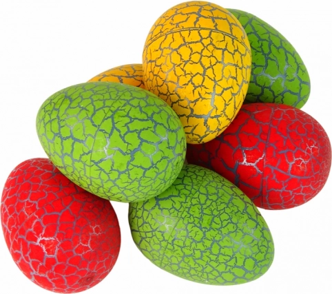Veľké dinosaurusie vajce 8 cm – prekvapenie s dinosaurami