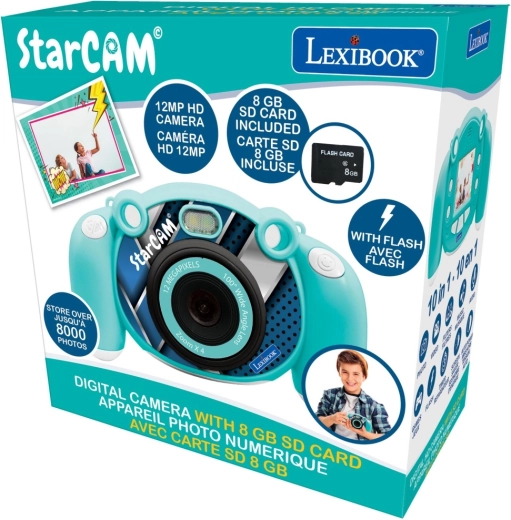 Lexibook HD kamera a fotoaparát s SD kartou