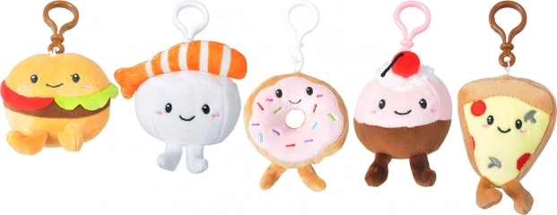 plyšový prívesok na kľúče food mix 8 cm