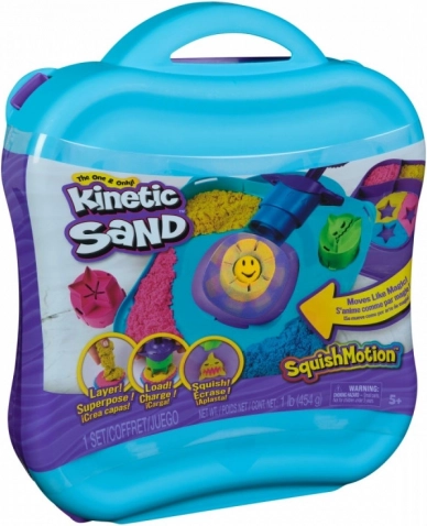 KINETIC SAND pohyblivé formy – kreatívna sada s kinetickým pieskom (453 g)
