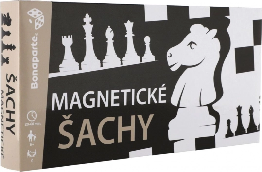 magnetické šachy v plastovej krabičke