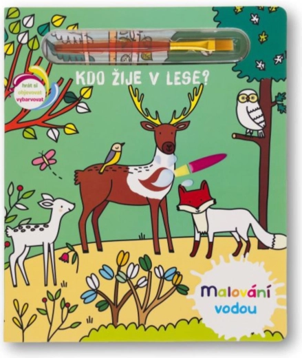 Maľovanie vodou: Kto žije v lese?