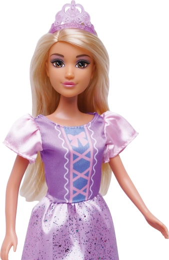 Dlhé blond vlasy na styling