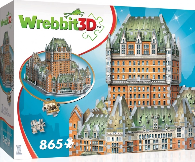 3D puzzle WREBBIT Le Château Frontenac 865 dielikov