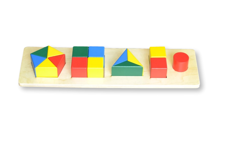 Farebné puzzle tehličky pre deti – rôzne tvary (menší rozmer)