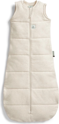 Ergopouch spací vak z organickej bavlny Jersey oatmeal marle 2,5 tog (3–12 mesiacov)