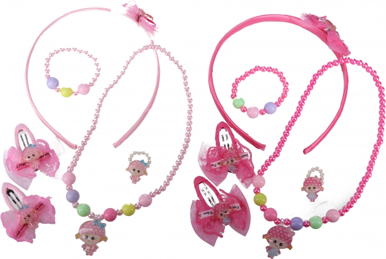 módny set s bábikou a doplnkami pre malé parádnice