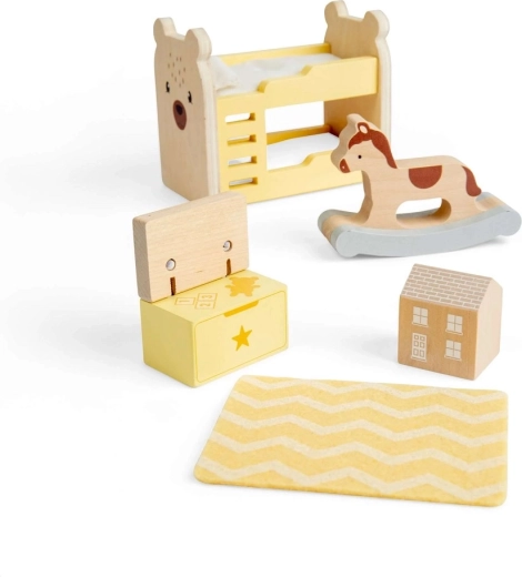 Hojdací kôň a truhlica na hračky pre ešte viac hry