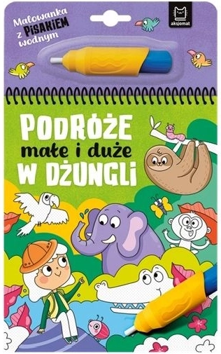 Maľovanka s vodným fixom: V džungli